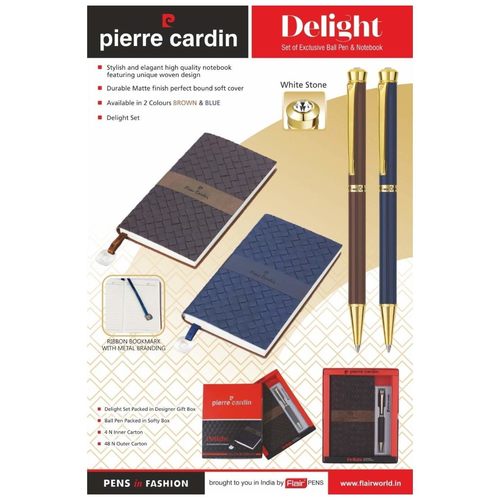 Pierre Cardin Delight Set of Ball Pen & Note Book