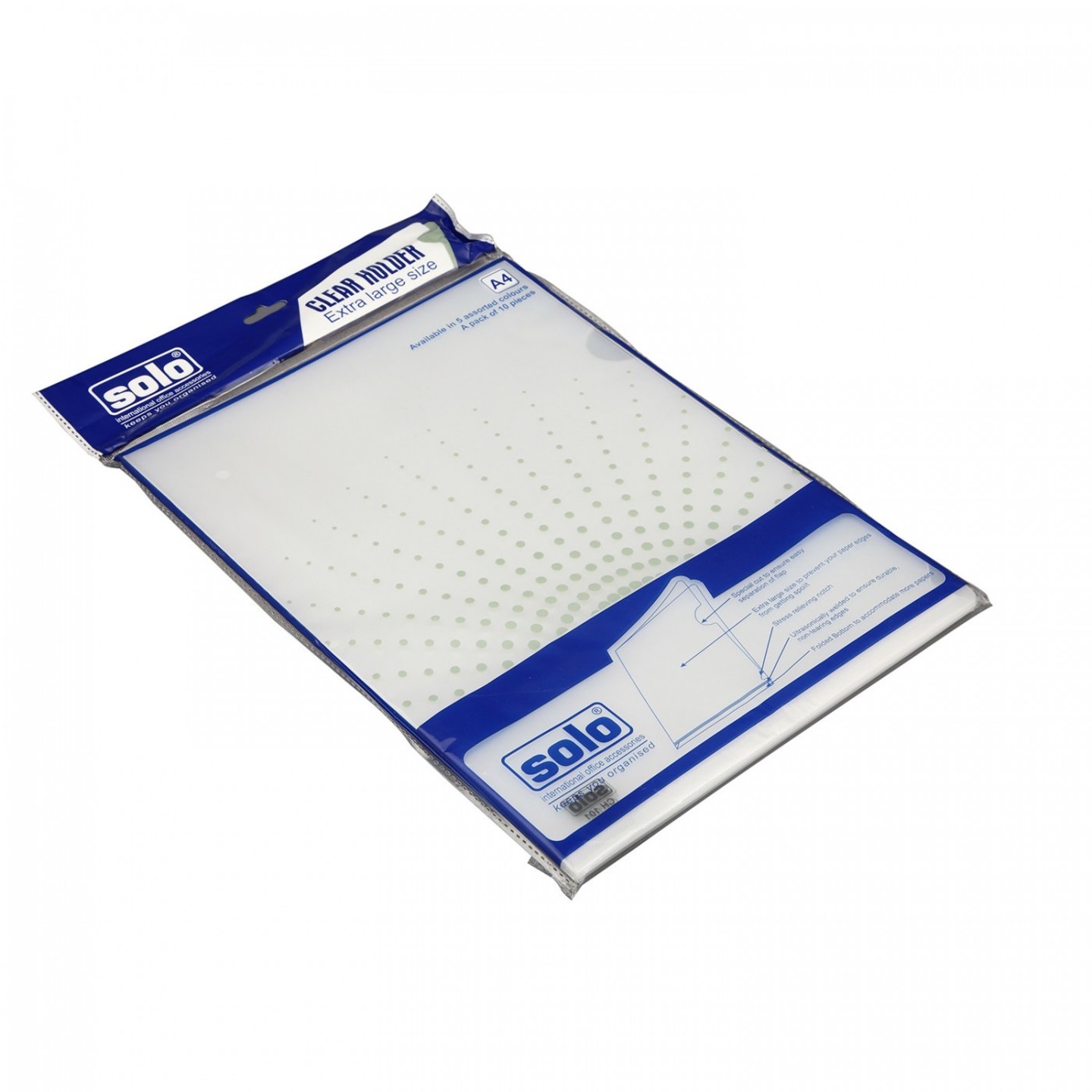 SOLO Clear Holder - A4 (CH101), Pack of 10