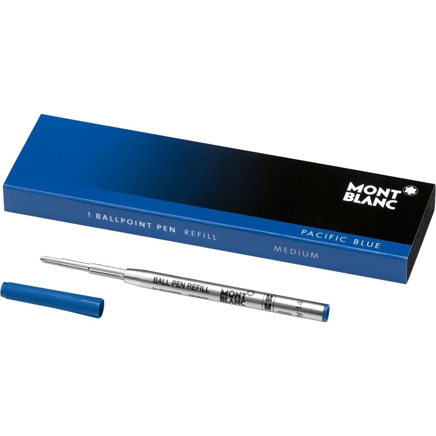 Mont Blanc Ballpoint Refill - Blue Medium 105151