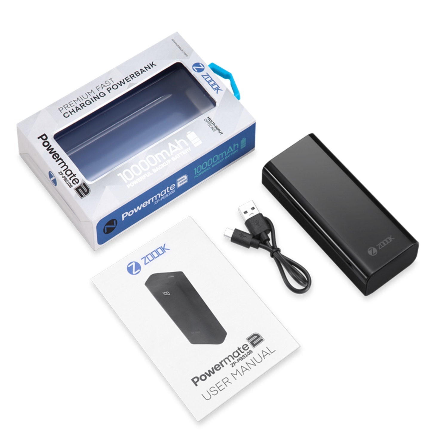 Powermate 2 Premium fast charging 10000 mAh power bank