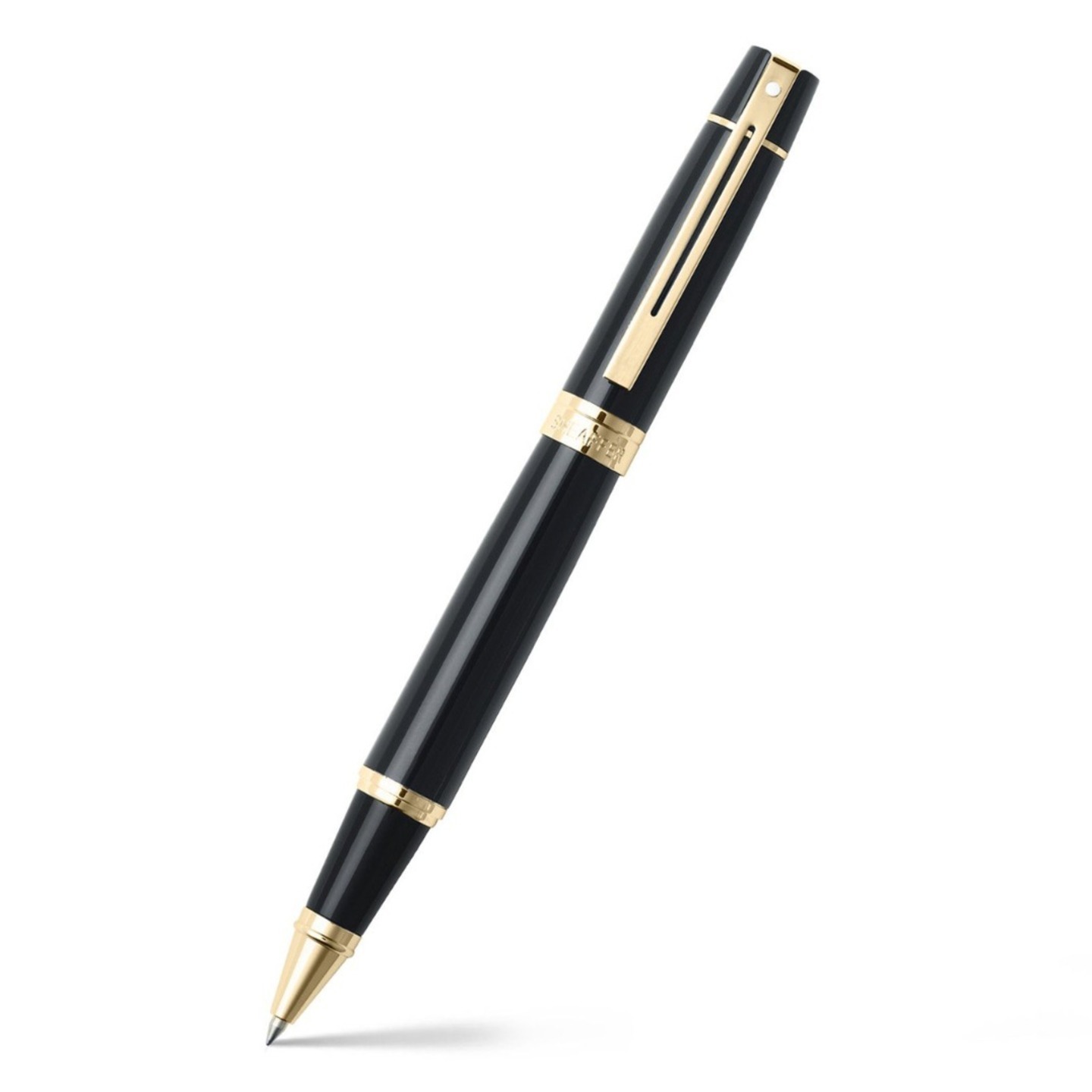 Sheaffer 9325 Gift 300 Rollerball Pen – Glossy Black With Gold Tone Trim