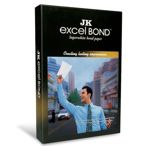 JK Excel Bond Paper A4 100 GSM 500 Sheets/Pack of 1 (White)