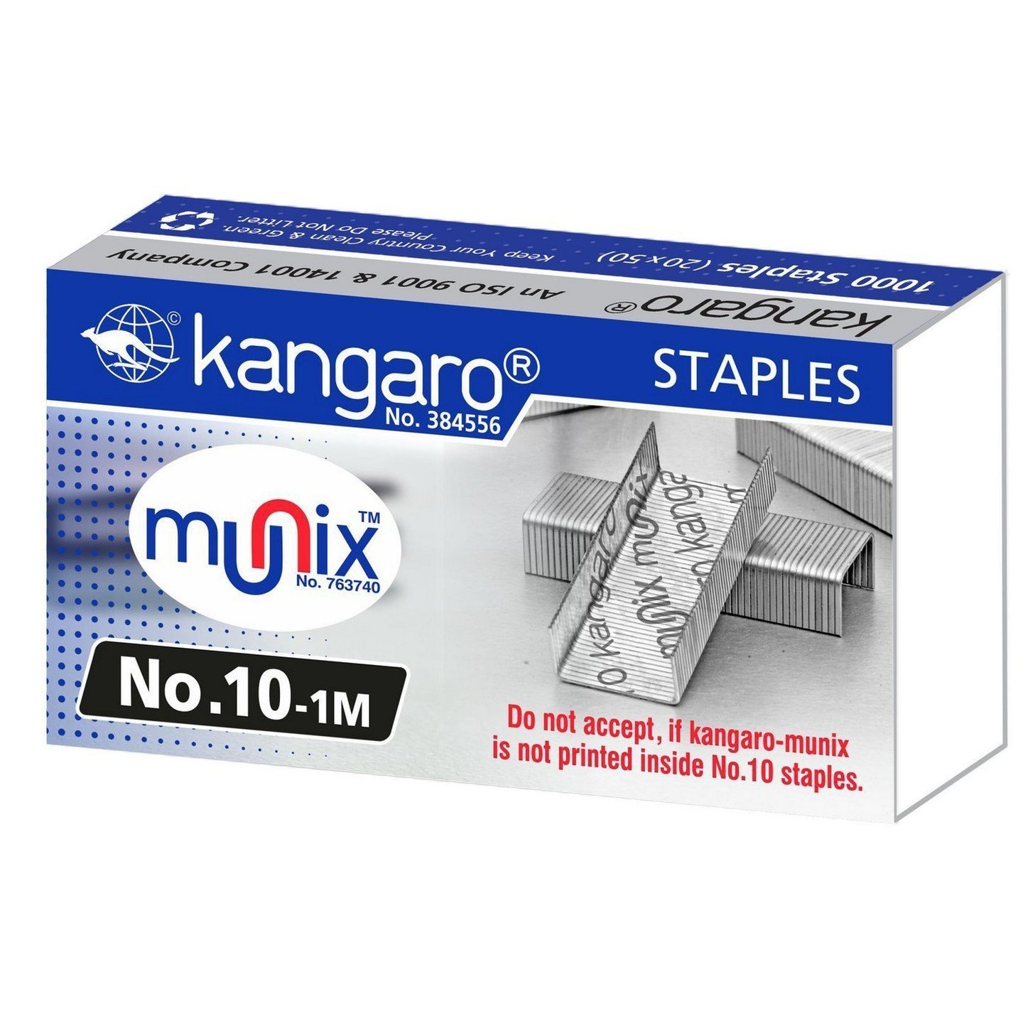 kangaro staples no. 10-1M set of 20 box