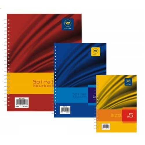 World One  Spiral Notebook A4  WPE 1221 PACK OF 5