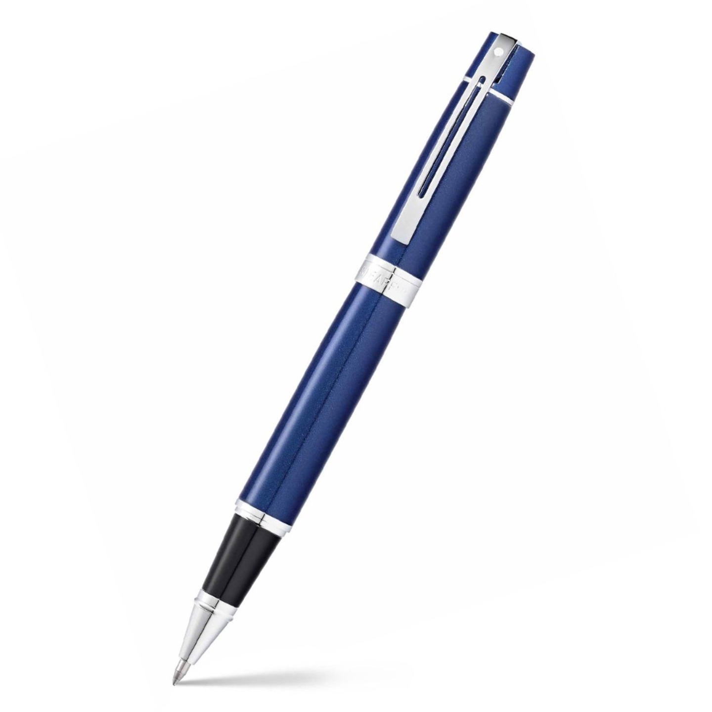 Sheaffer 9341 Gift 300 Rollerball Pen – Glossy Blue With Chrome Plated Trim