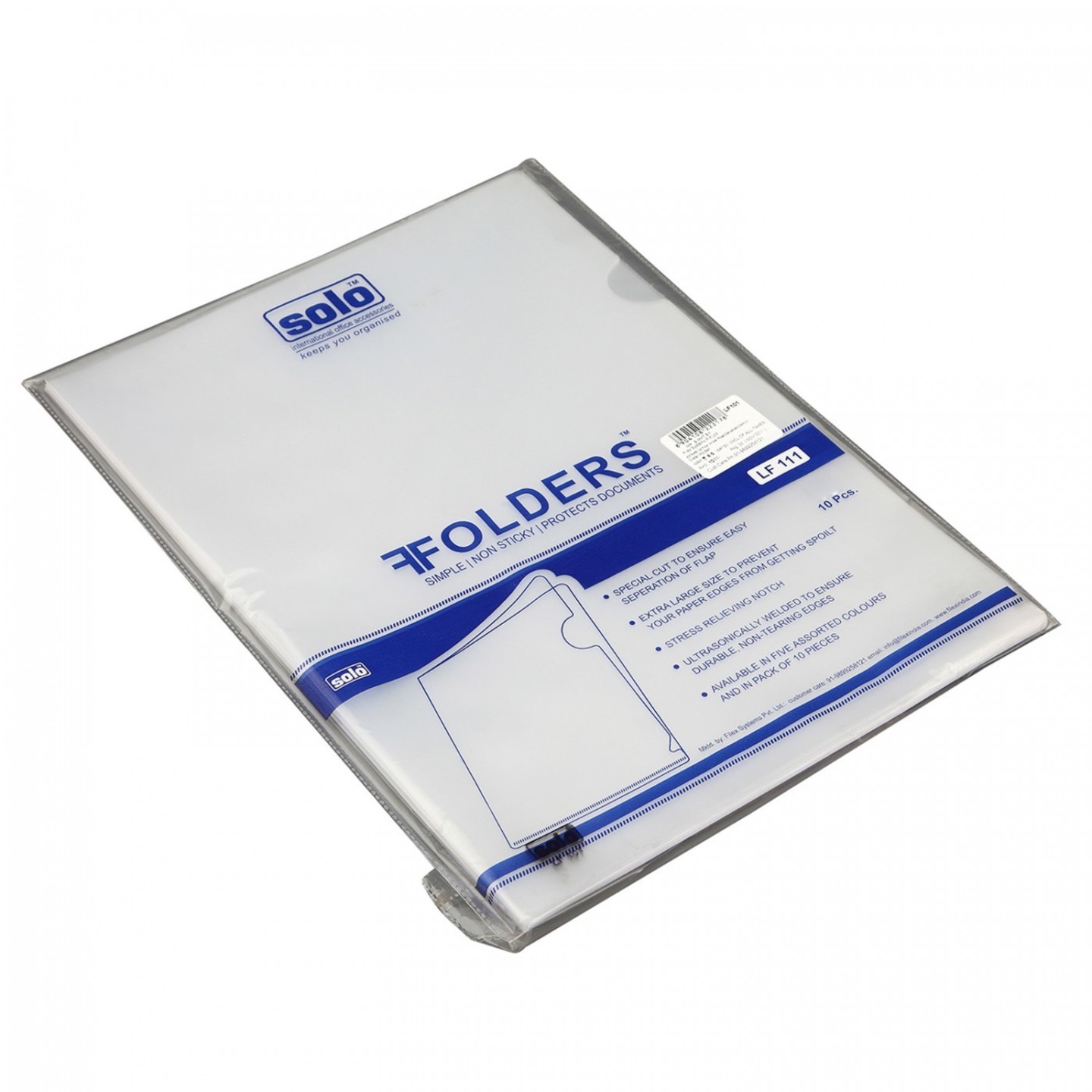 Solo Clear Holder - FC (LF111), Pack of 10