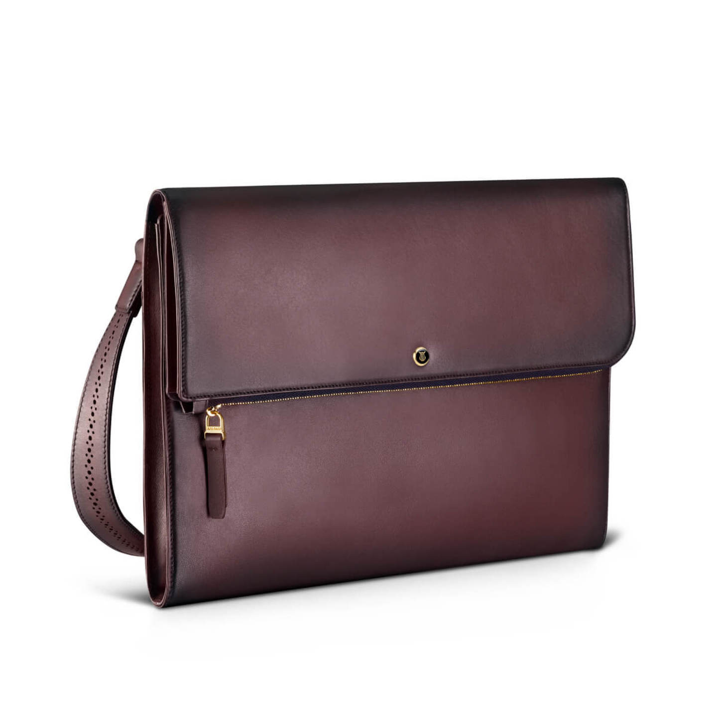 Lapis Bard Ducorium Bexley 13Inch Laptop Sleeve With Shoulder Strap – Bordeaux