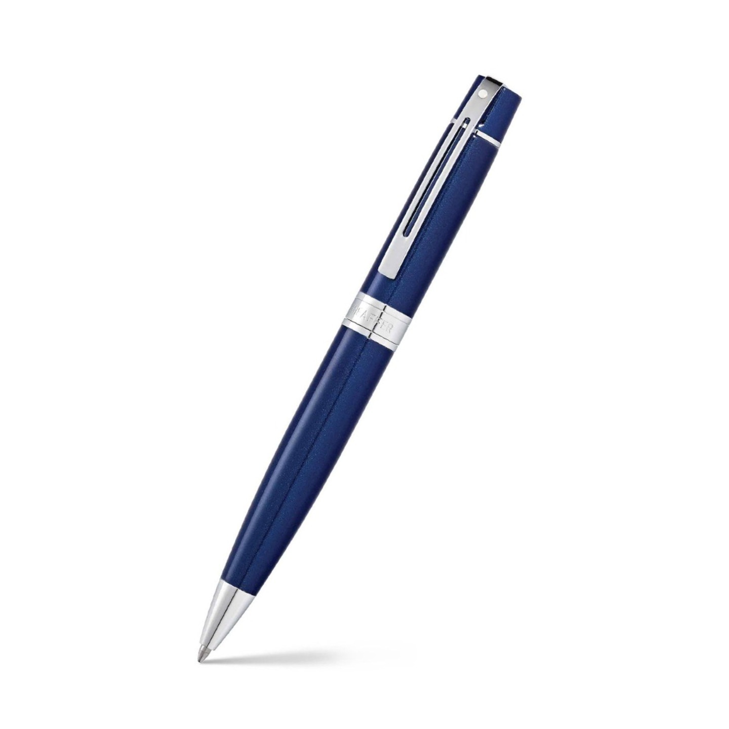 Sheaffer 9341 Gift 300 Ballpoint Pen – Glossy Blue With Chrome Plated Trim