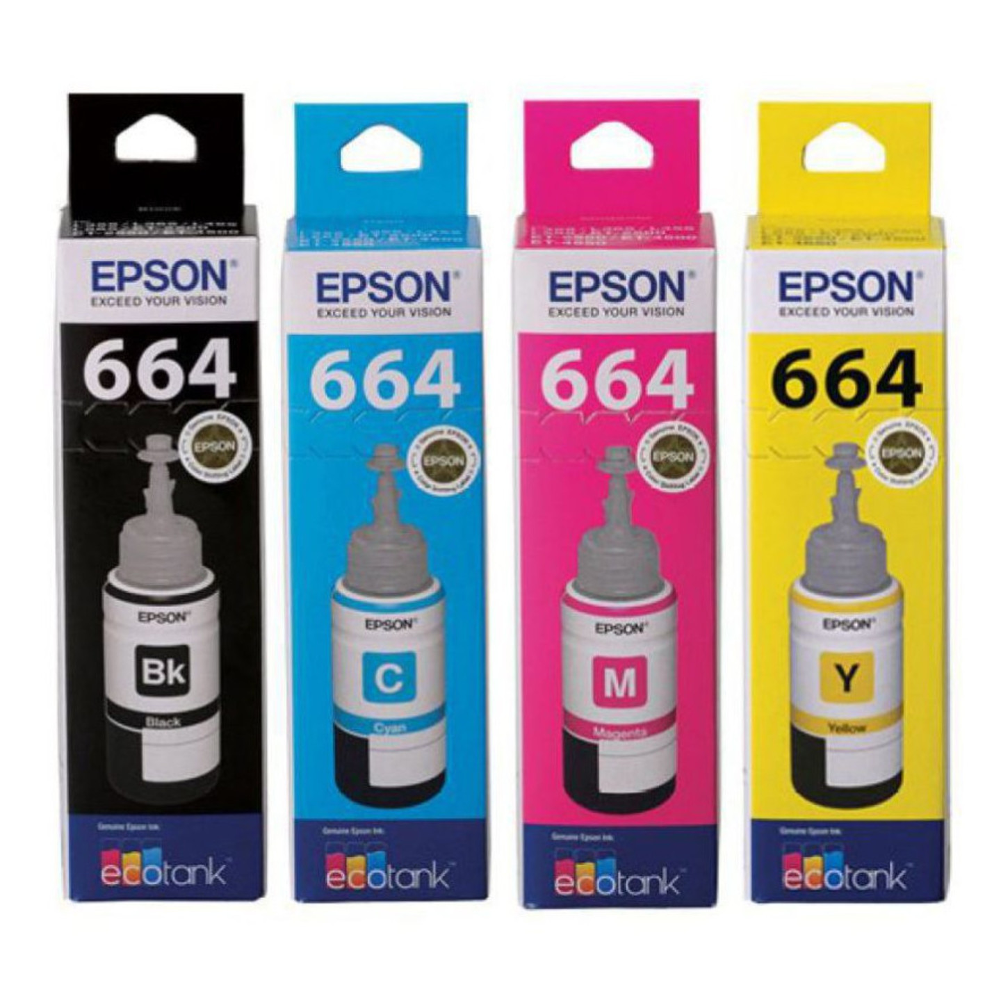 Epson Ink Bottle Combo 70 ml,T6641T6642T6643T6644