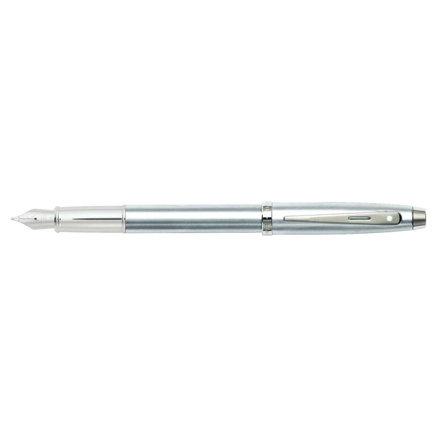  Sheaffer® 100 Brushed Chrome Fountain Pen