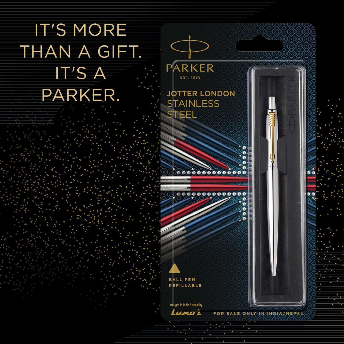 Parker Jotter Stainless GT Ball Pen, Steel