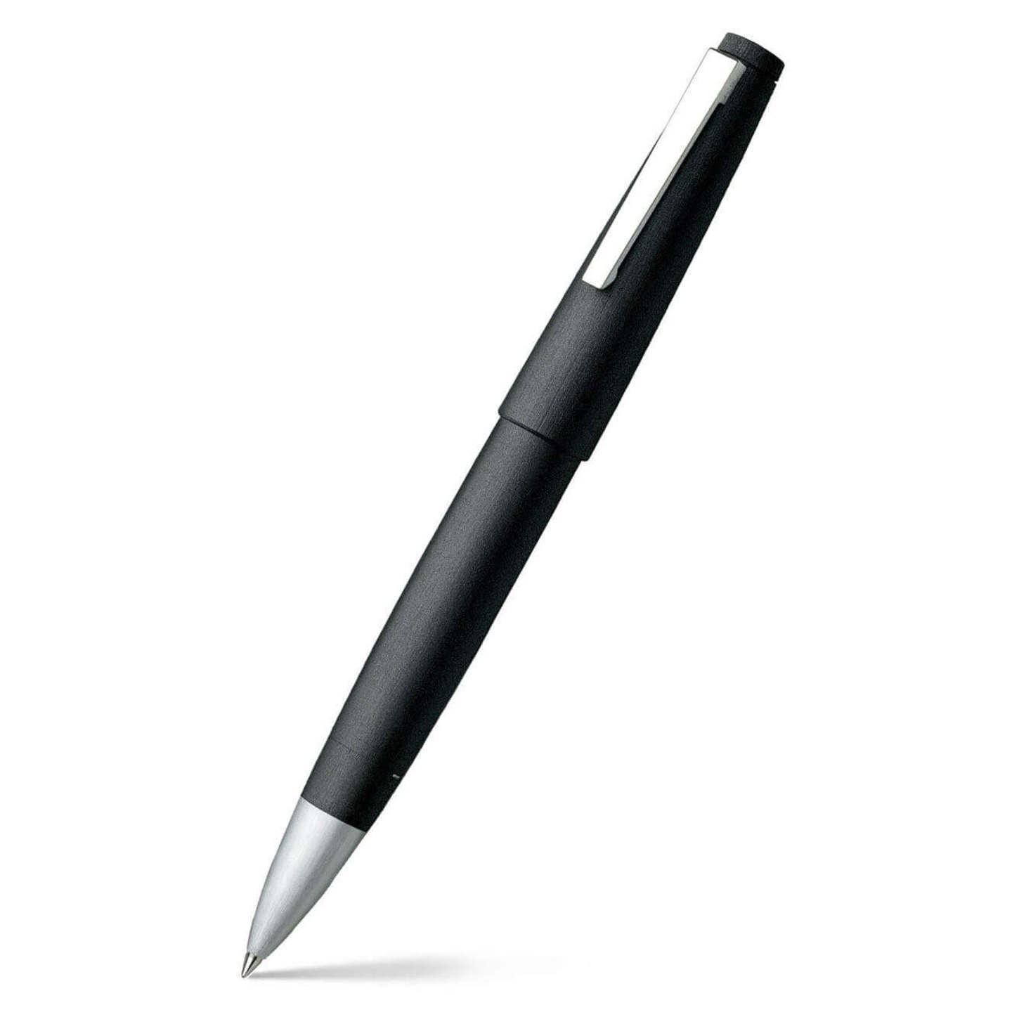 Lamy 2000-301 Rollerball Pen – Black With Matte Stainless Steel Trim