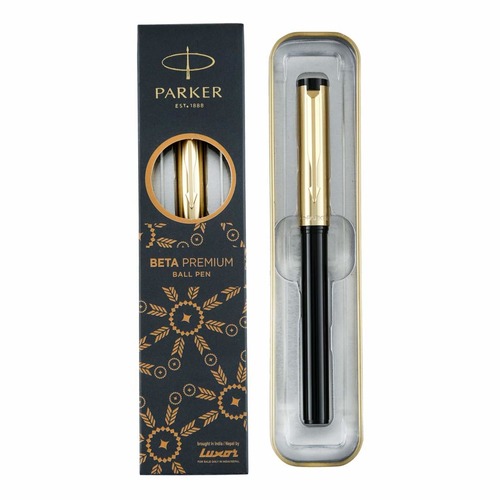 Parker Moments Beta Premium Trim Ball Pen (Gold)