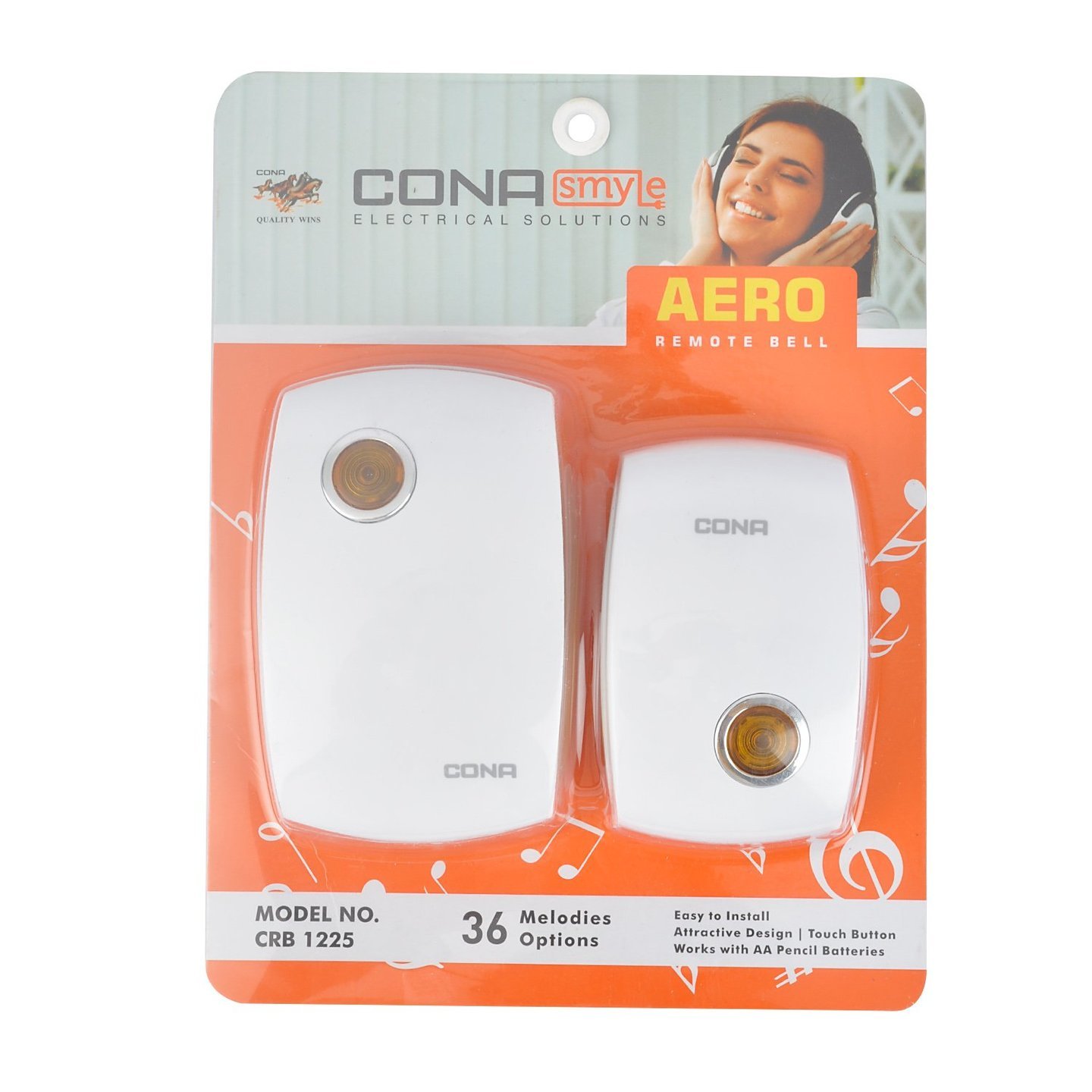 Cona Smyle Aero Remote Bell 