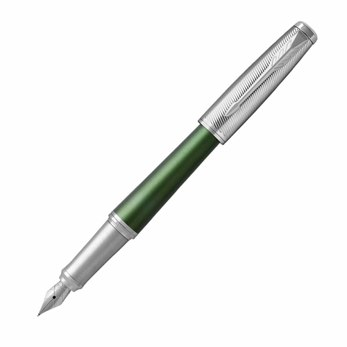 Parker Urban Premium Medium Nib Green CT Fountain Pen (Green)