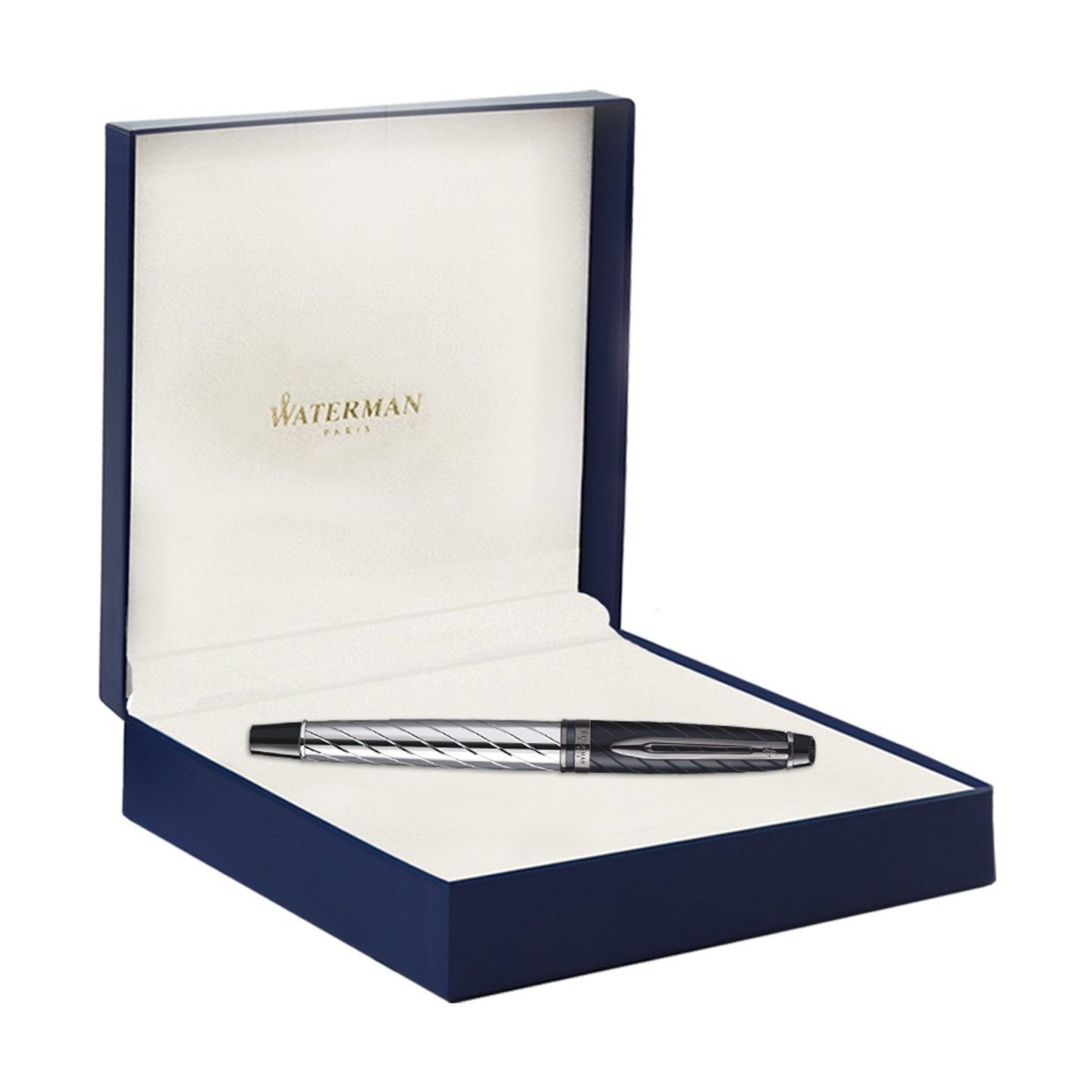 Waterman Expert Precious Chrome Trim Roller Ball Pen