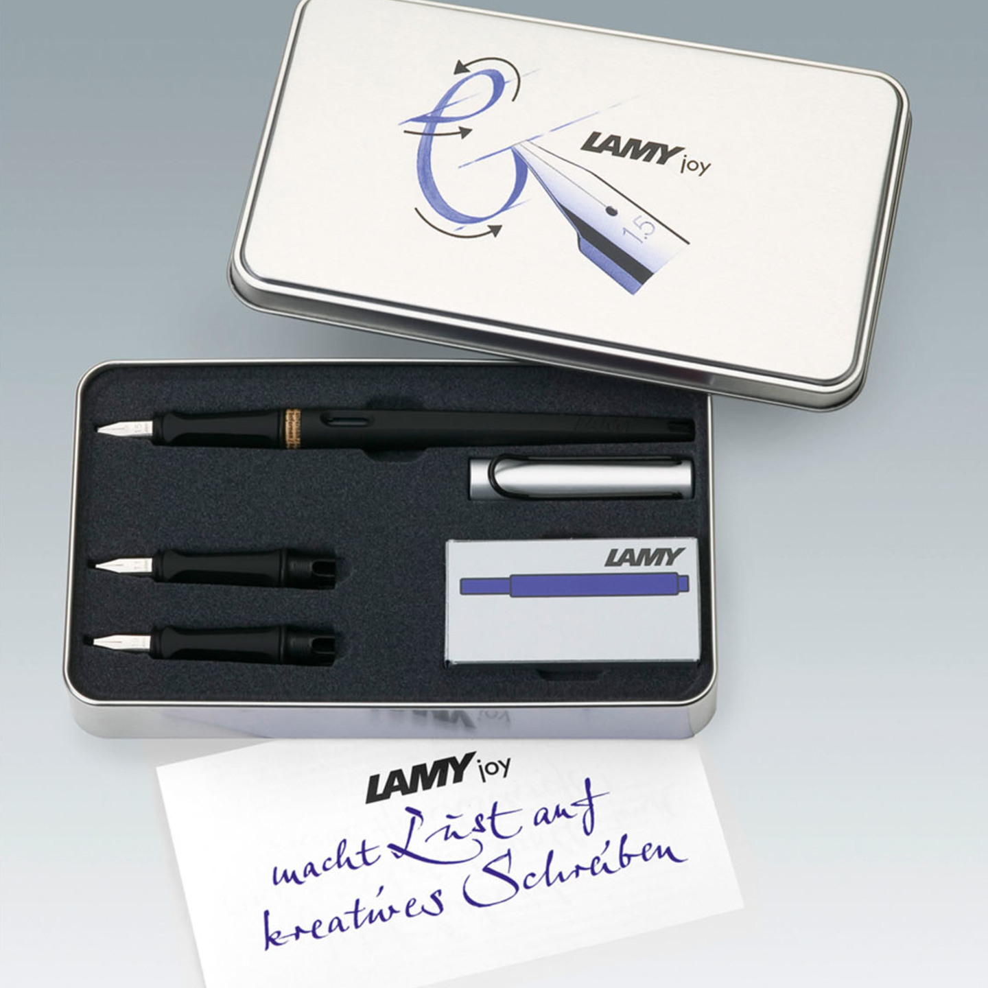 Lamy Joy 011 Calligraphy Set – With Black Clip