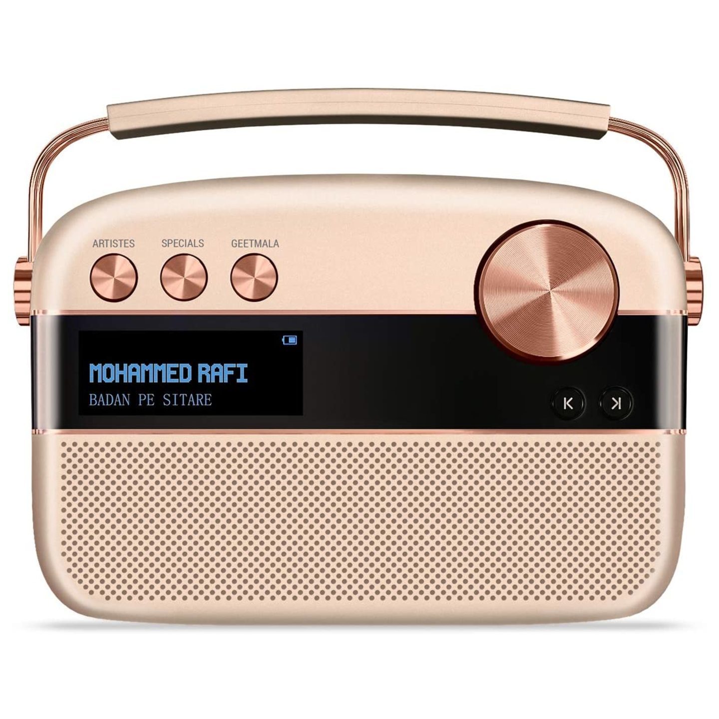 Saregama Carvaan Rose Gold - Sound by HARMAN/ KARDON