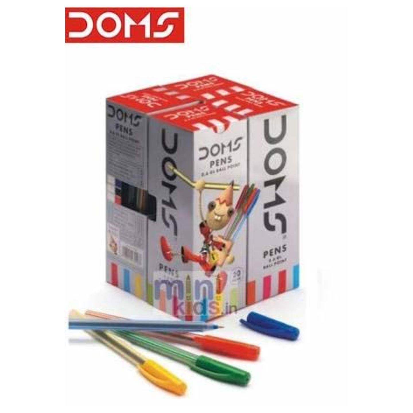 Doms stik abll point pen use and throw pens pack of 20 pens