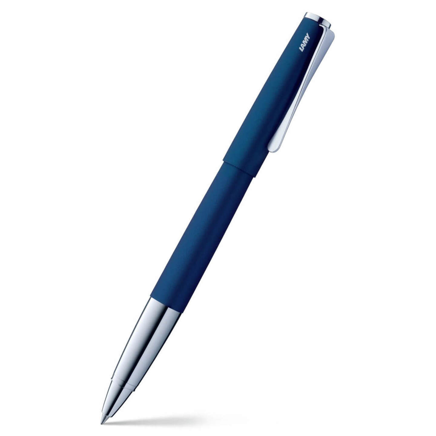 Lamy 367 Studio Rollerball Pen – Matte Blue With Chrome Clip