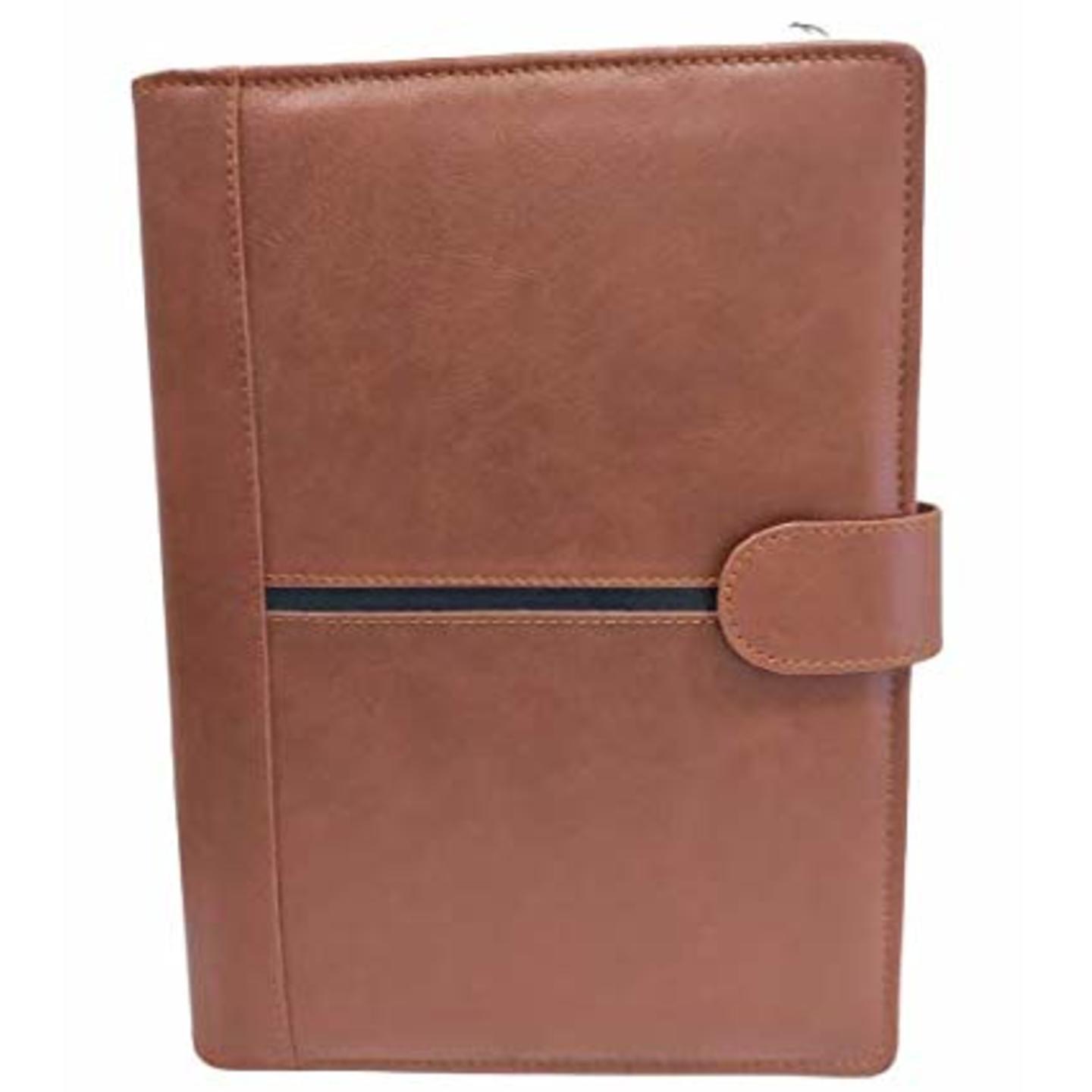 SMKT™ 2021Diary | Planner Diary | B5 Organizer Diary | PU Leather Office Executive Organizer Diary 2021/Stationary Organizer Daily Planner |2021 Office Diary | 27 X 22 cm Size (Art NO¬-2186 TAN)