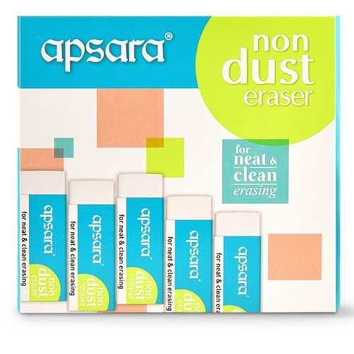 Apsara Non Dust Jumbo Erasers - Pack of 20
