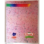 Saraswati Spiral Pad/Notebook Size: A4 Pages 50, Pack of 10 (Random Color)