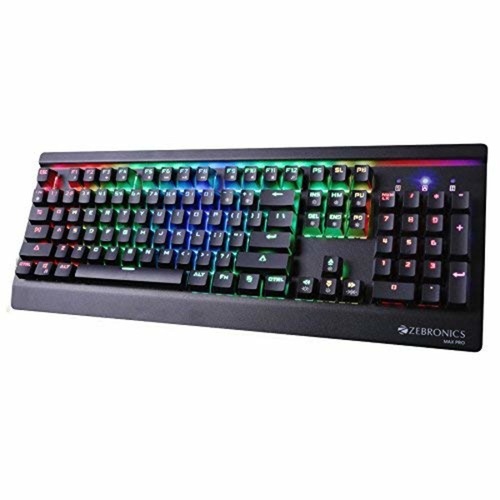 Zebronics Zeb- Max pro Mechanical Gaming KeyboardBlack