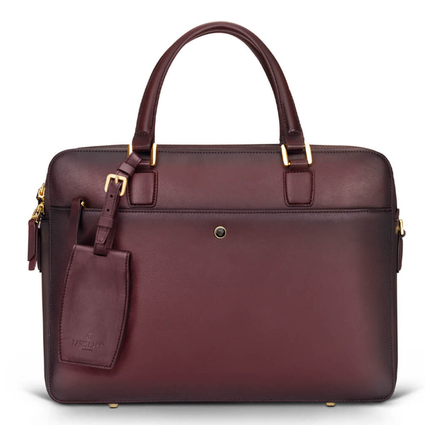 Lapis Bard Ducorium Chester Slim 14Inch Laptop Business Bag – Bordeaux