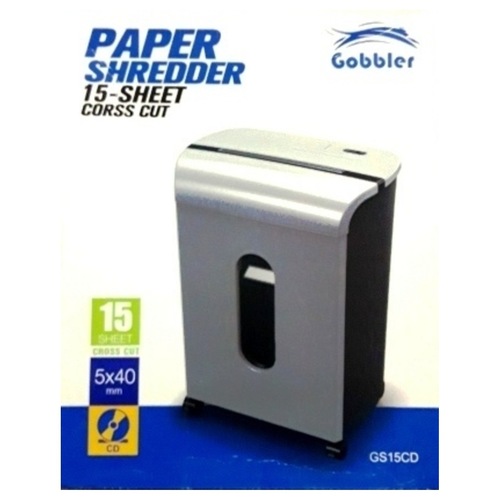 Gobbler Office Paper Shredders, GS15CD