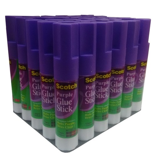 3M Scotch Purple Glue Stick - Pack of 5