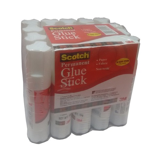 3M Scotch White Glue Stick - Pack of 5
