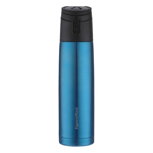 Signoraware Titan Stainless Steel Vacuum Flask Bottle, 750 ml, Blue