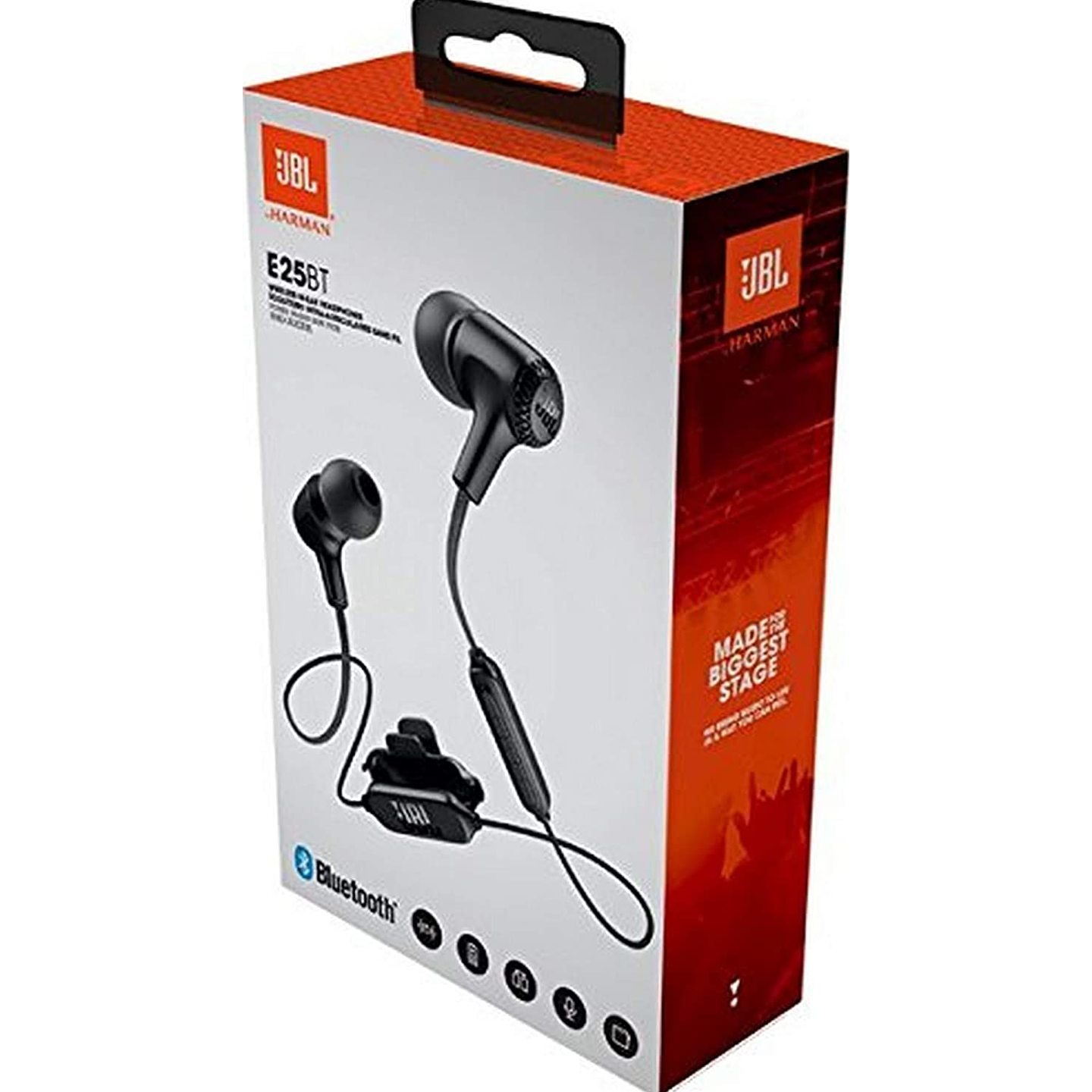  JBL E25BT Wireless in-Ear Headphones (Black)