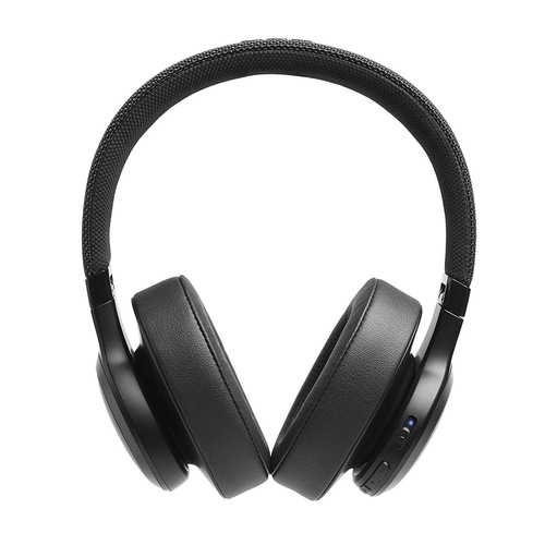 JBL Live 500BT Wireless Over-Ear Voice Enabled Headphones with Alexa (Black)