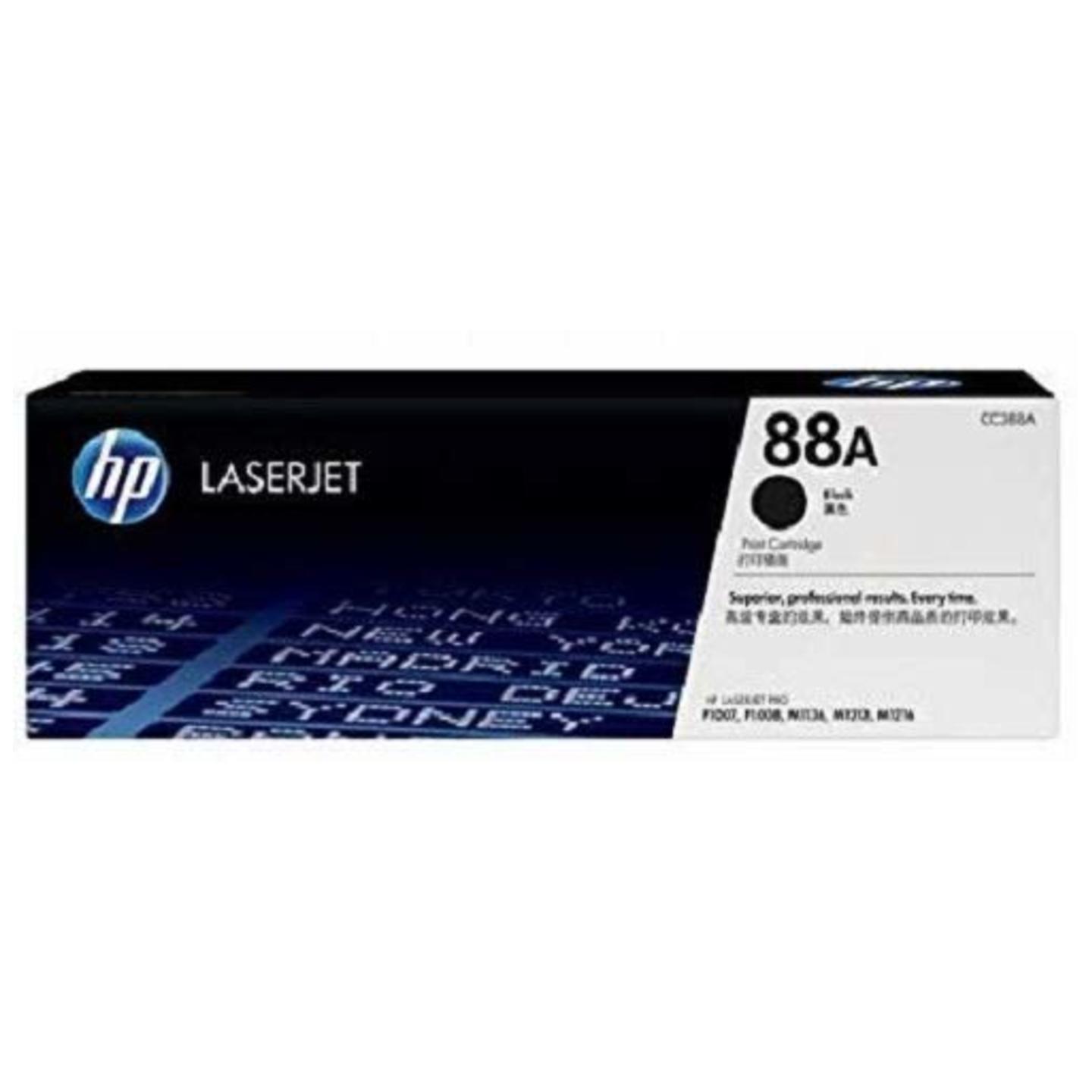 HP 88A Black Laserjet Toner Cartridge CC388A 