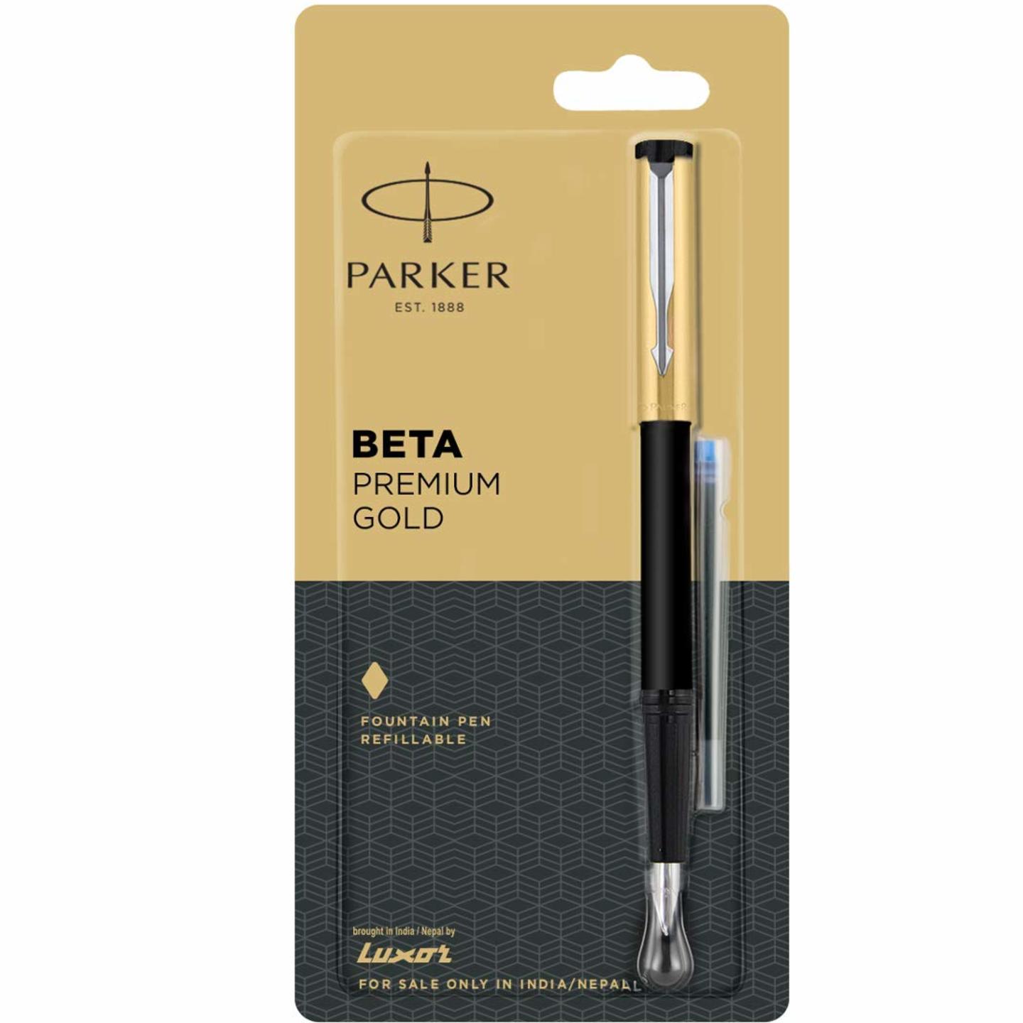 Parker Beta Premium  Fountain Pen  (Gold)