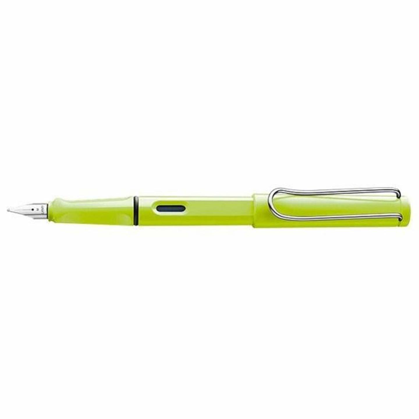 Lamy Germany SAFARI 043 Neon Lime Medium Nib Fountain Pen 