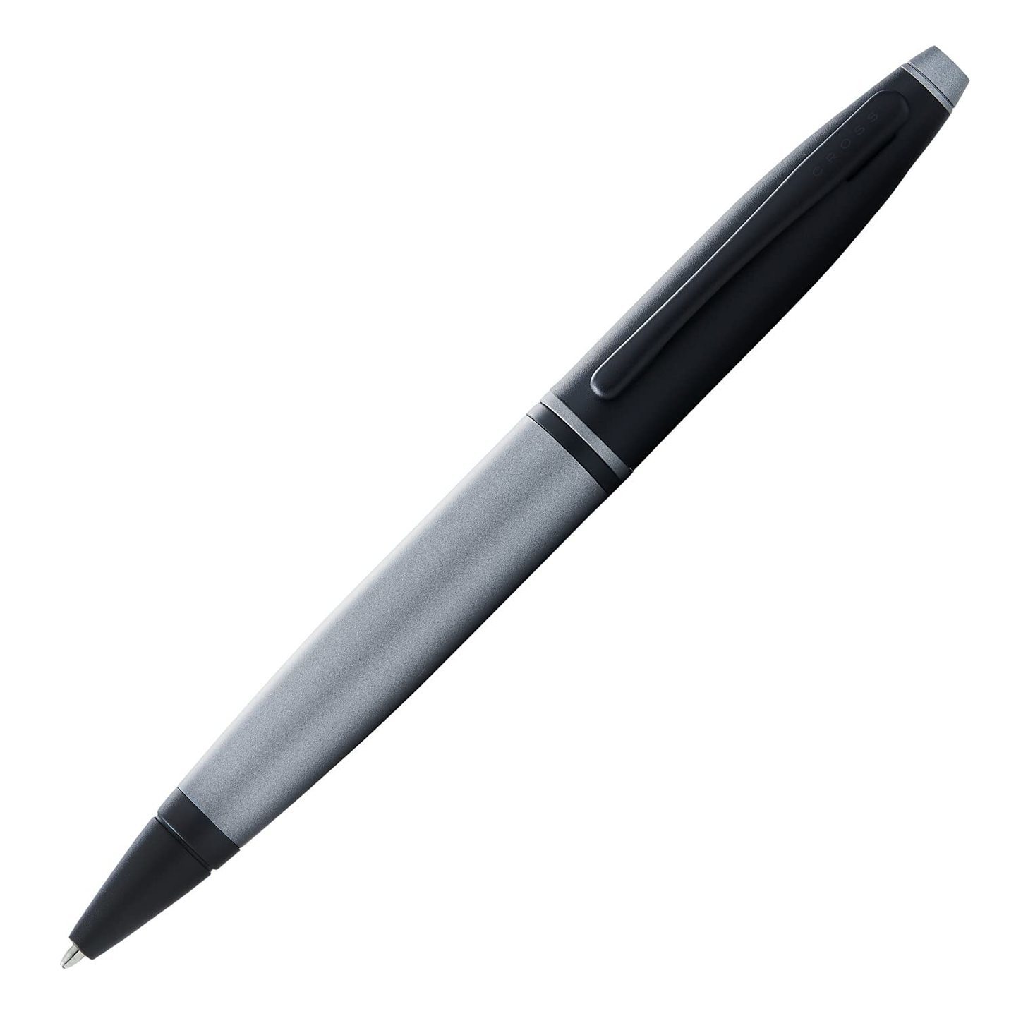 Cross AT0112-26 Calais Lacquer Ballpoint Pen – Gray And Black