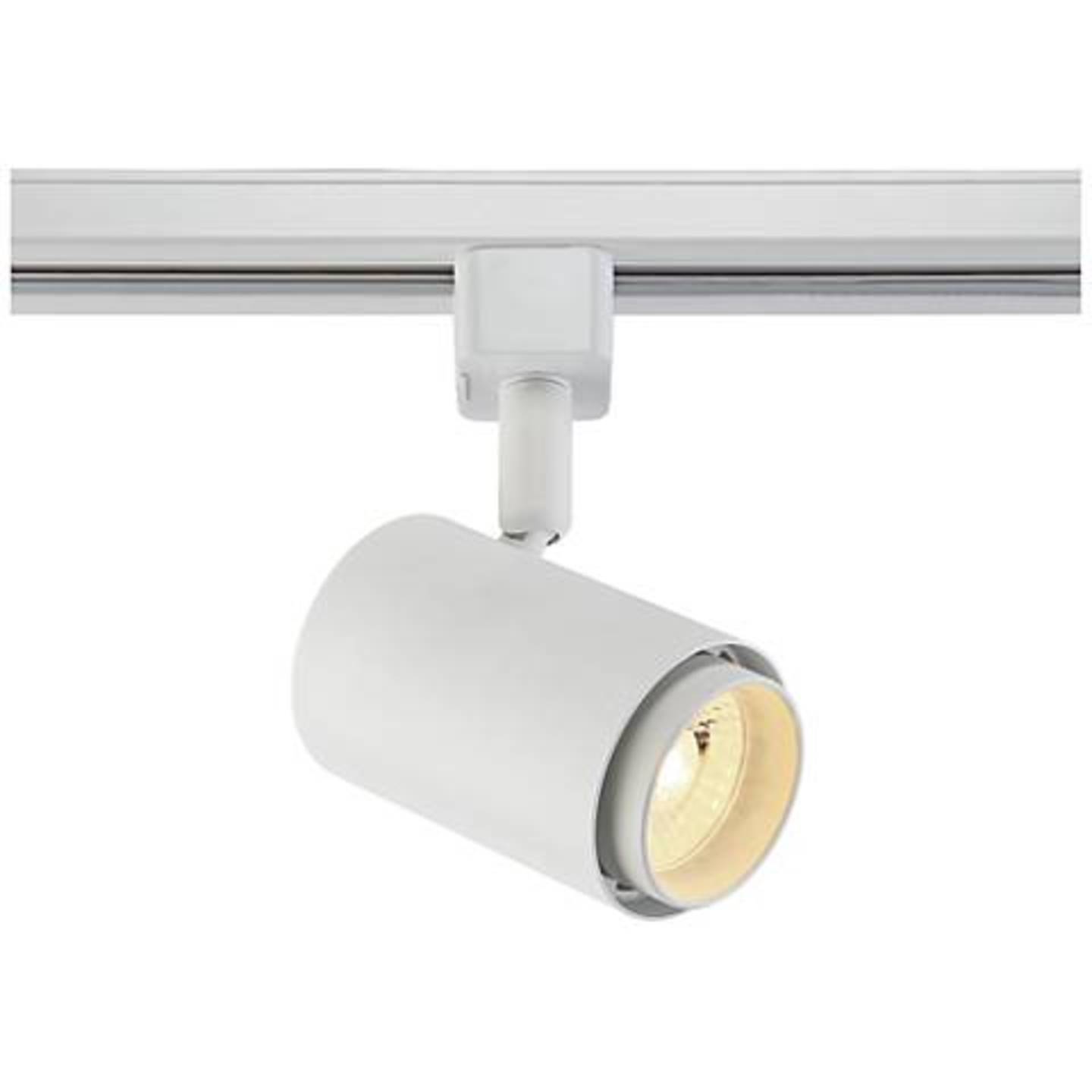 CAHAYA LIGHTS 15 Watt 15w, 35w, 45w COB Track Light in Powder Coated White Housing Pack of 1 Natural White