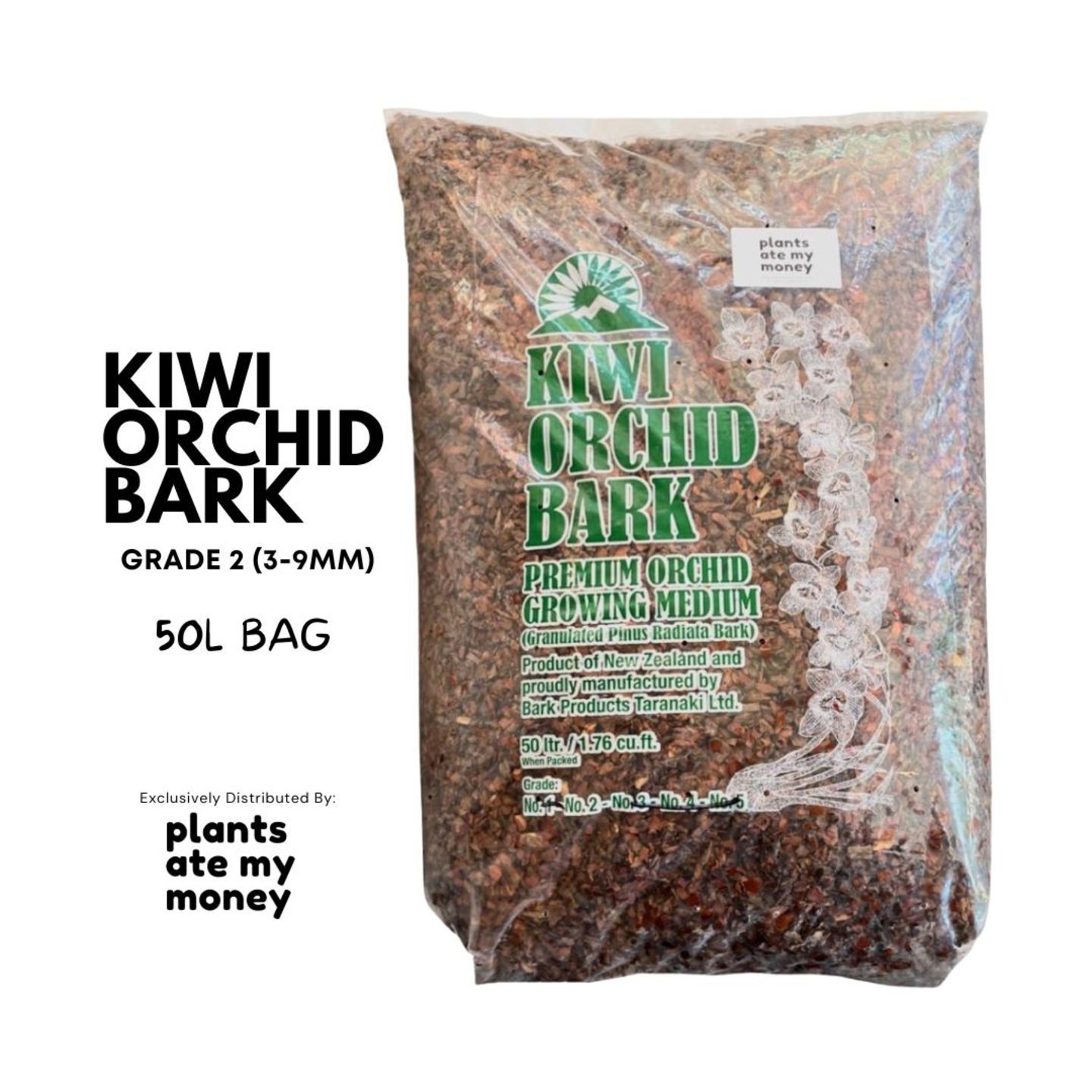 Kiwi Orchid Bark Grade 2 [50L]