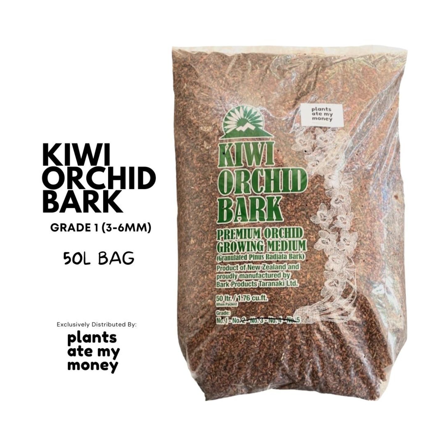 Kiwi Orchid Bark Grade 1 50L