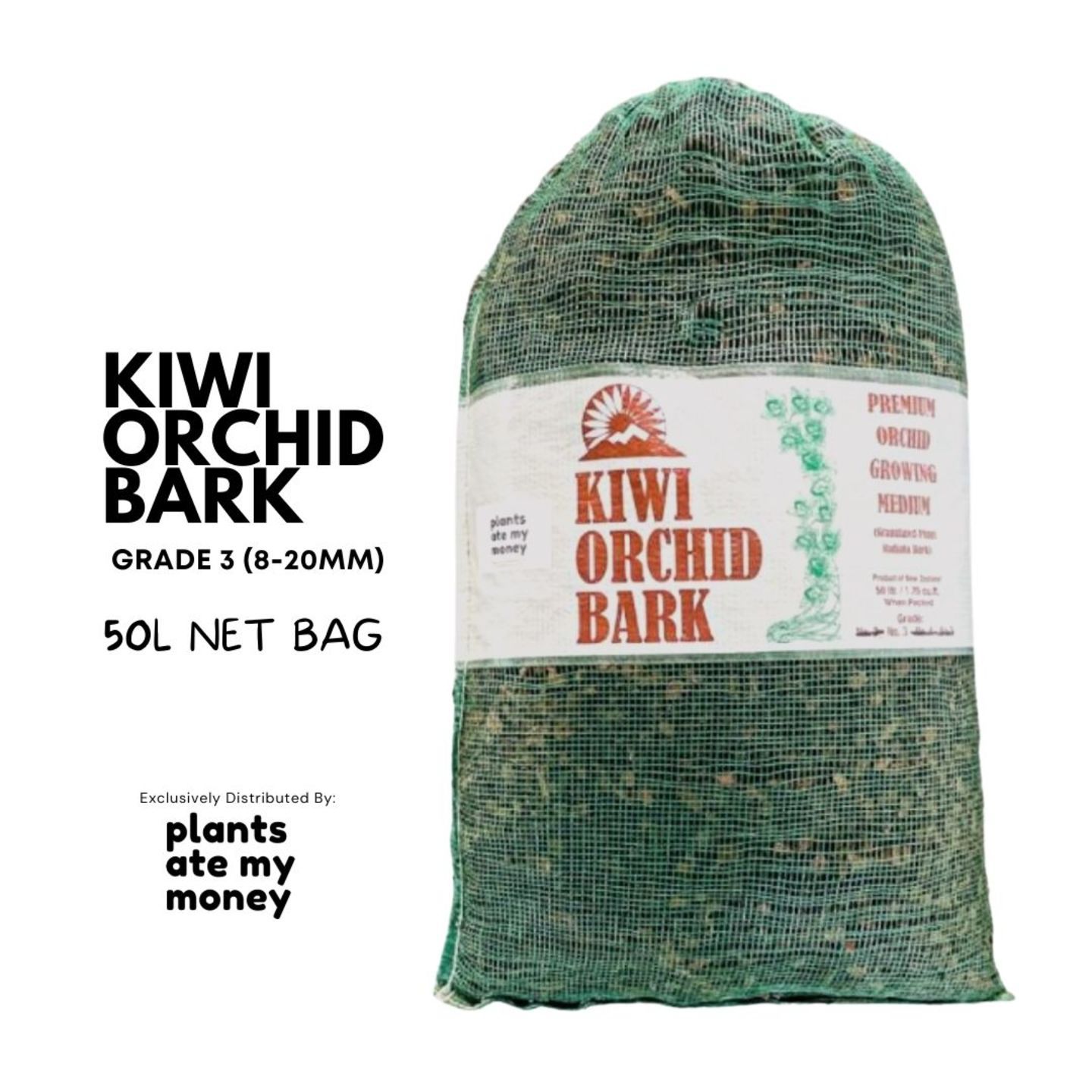 Kiwi Orchid Bark Grade 3 50L