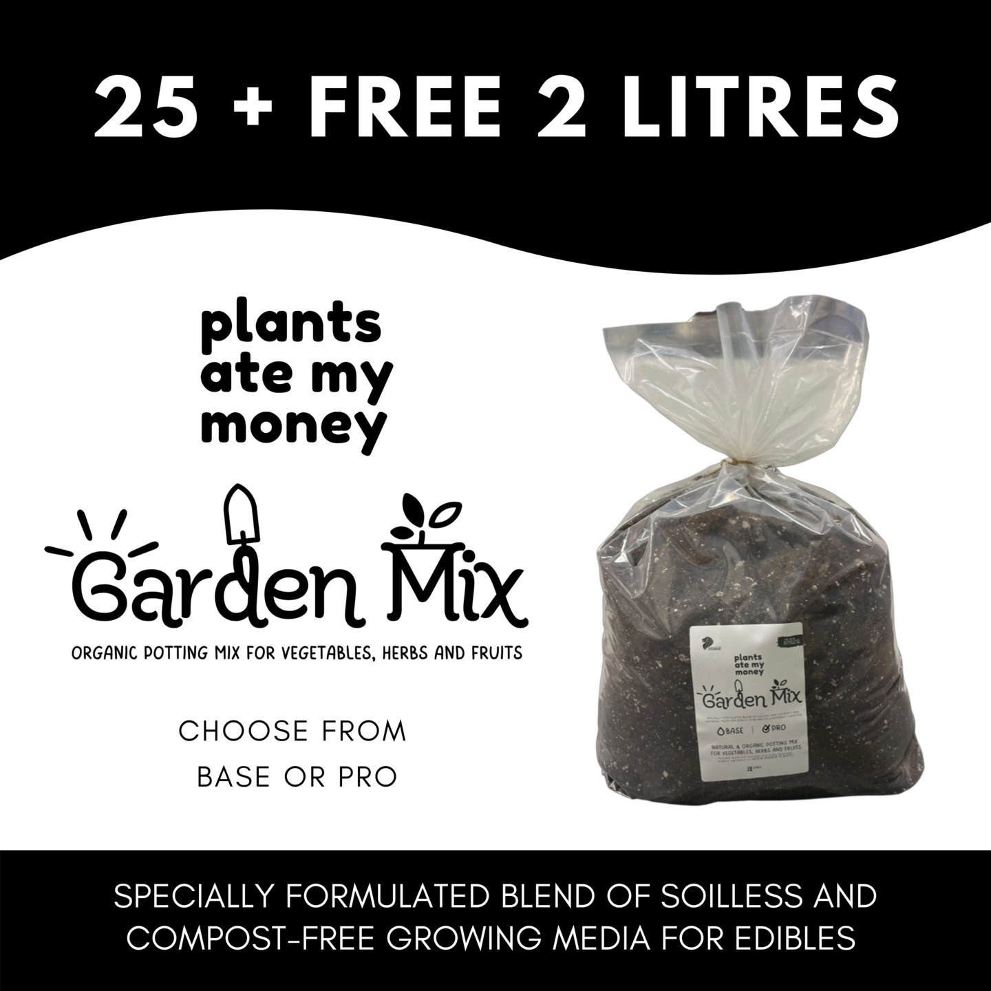 Garden Mix - Pro 25L + 2L Free