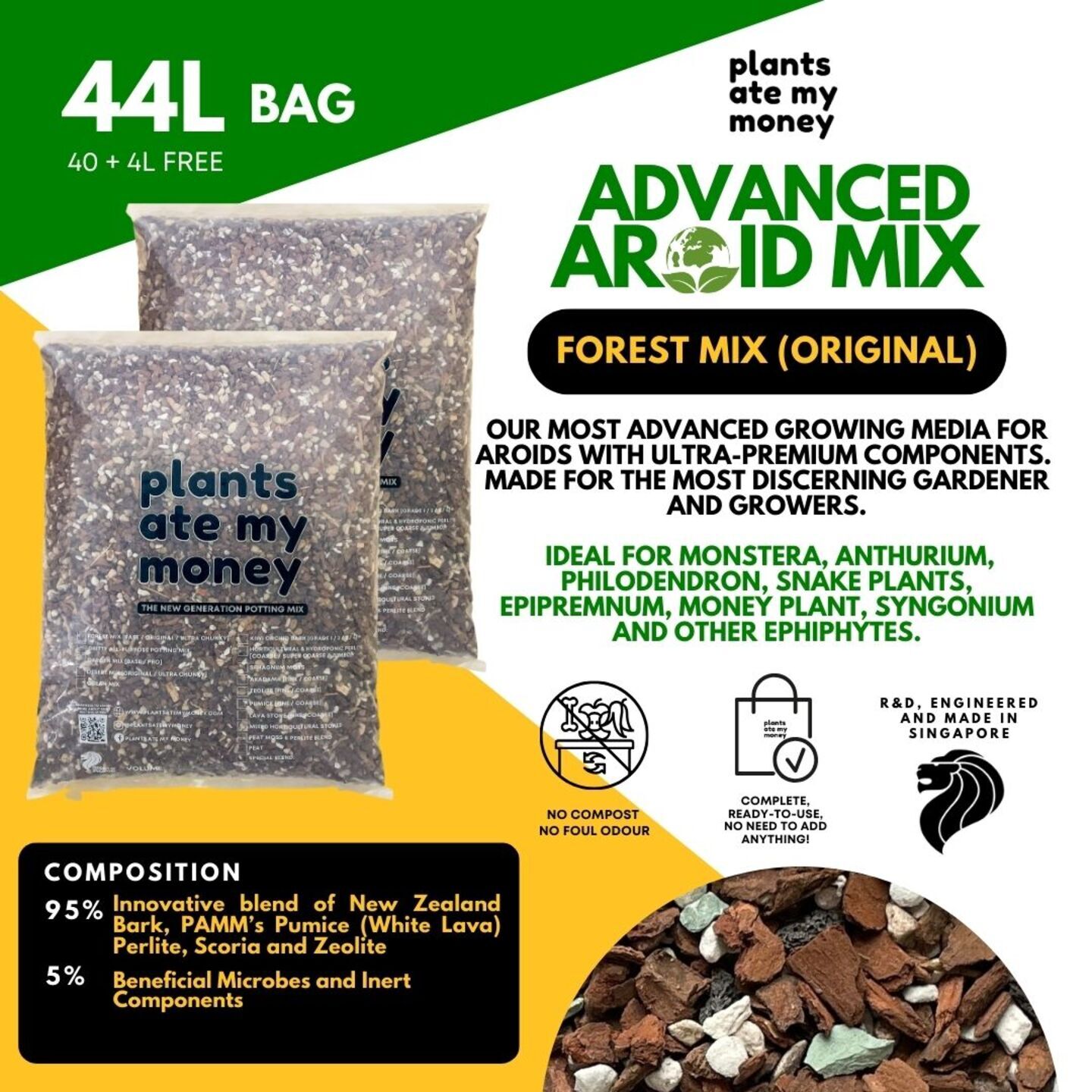 Forest Mix - Original [44L] Advanced Aroid Mix