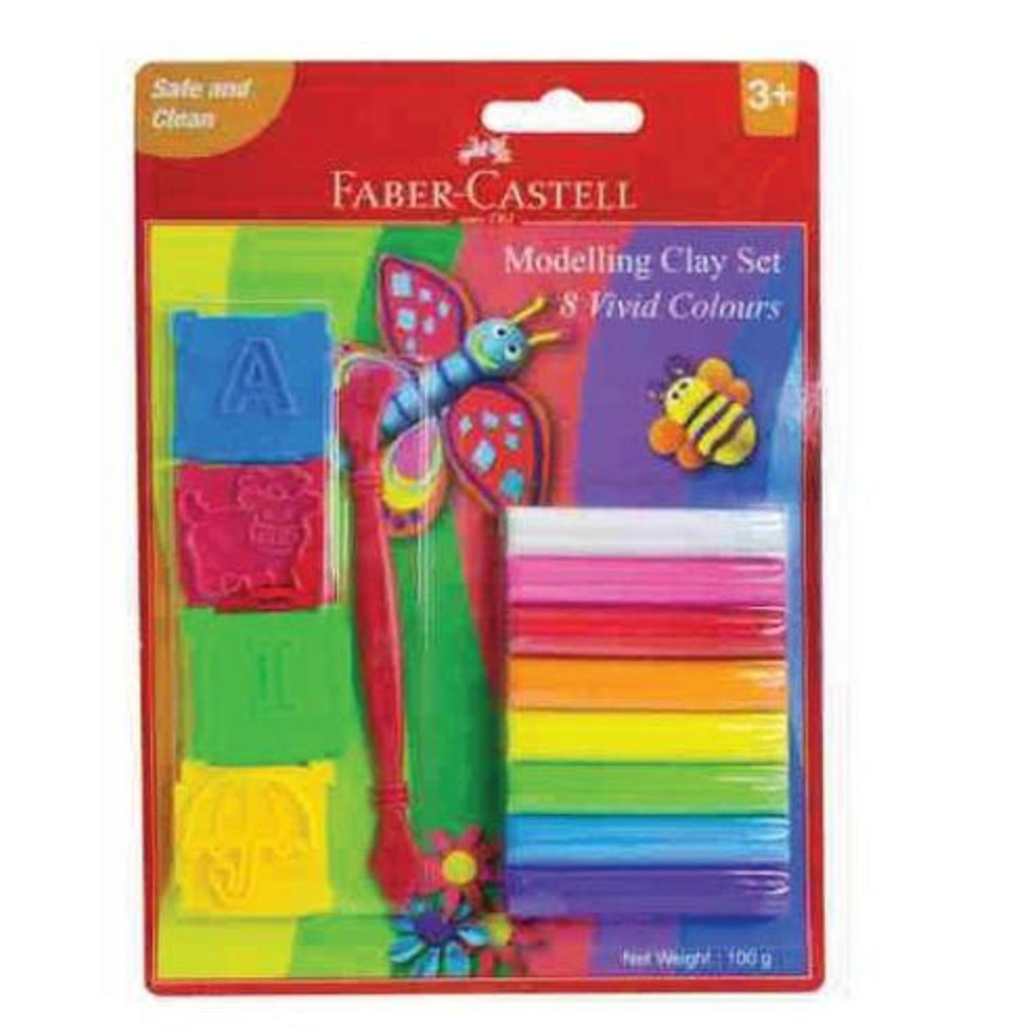 Faber Castell 8 Vivid Color Modelling Clay Set