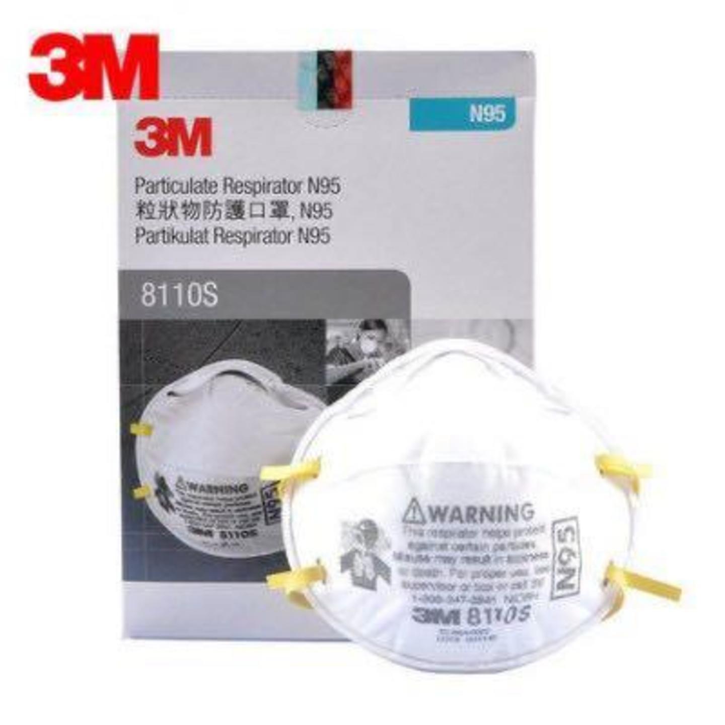 3M 8110s Particulate Respirator 20pcs box