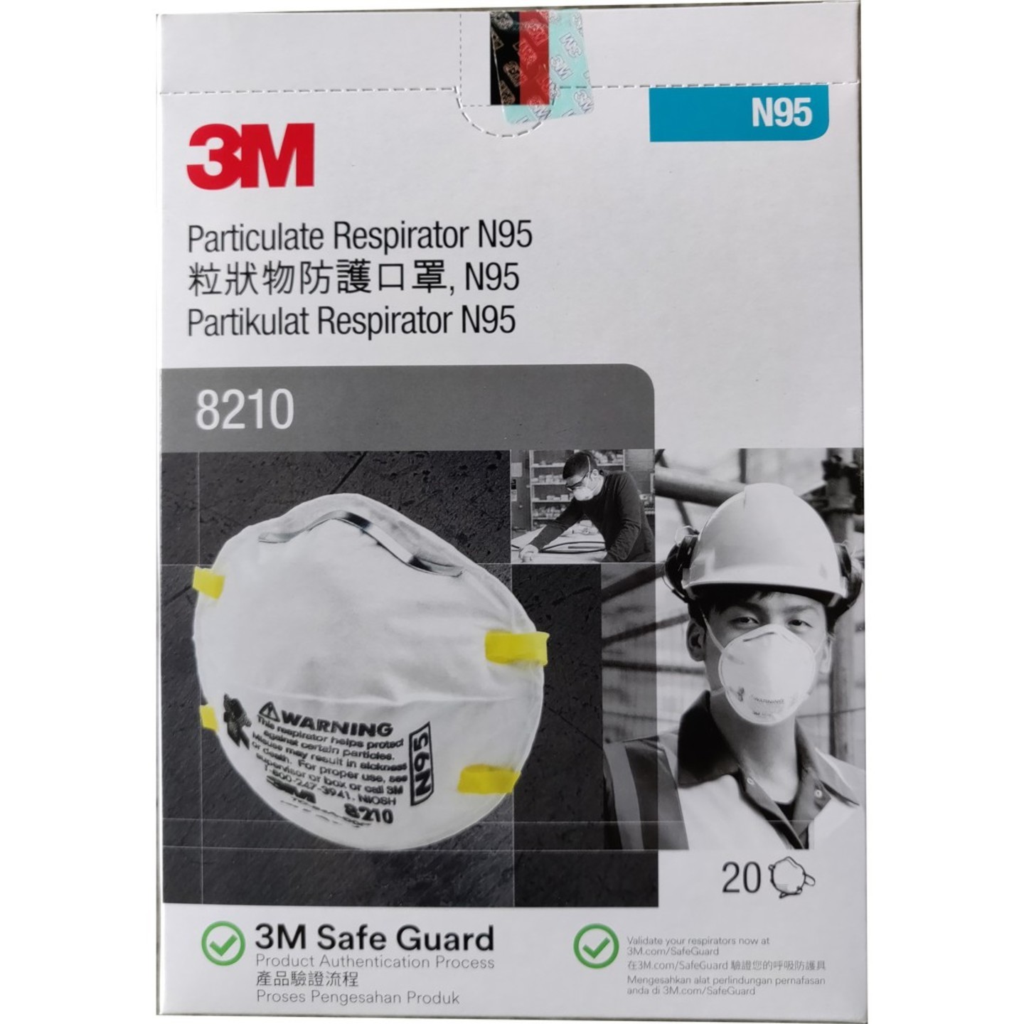 3M 8210 Particulate Respirator 20pc box