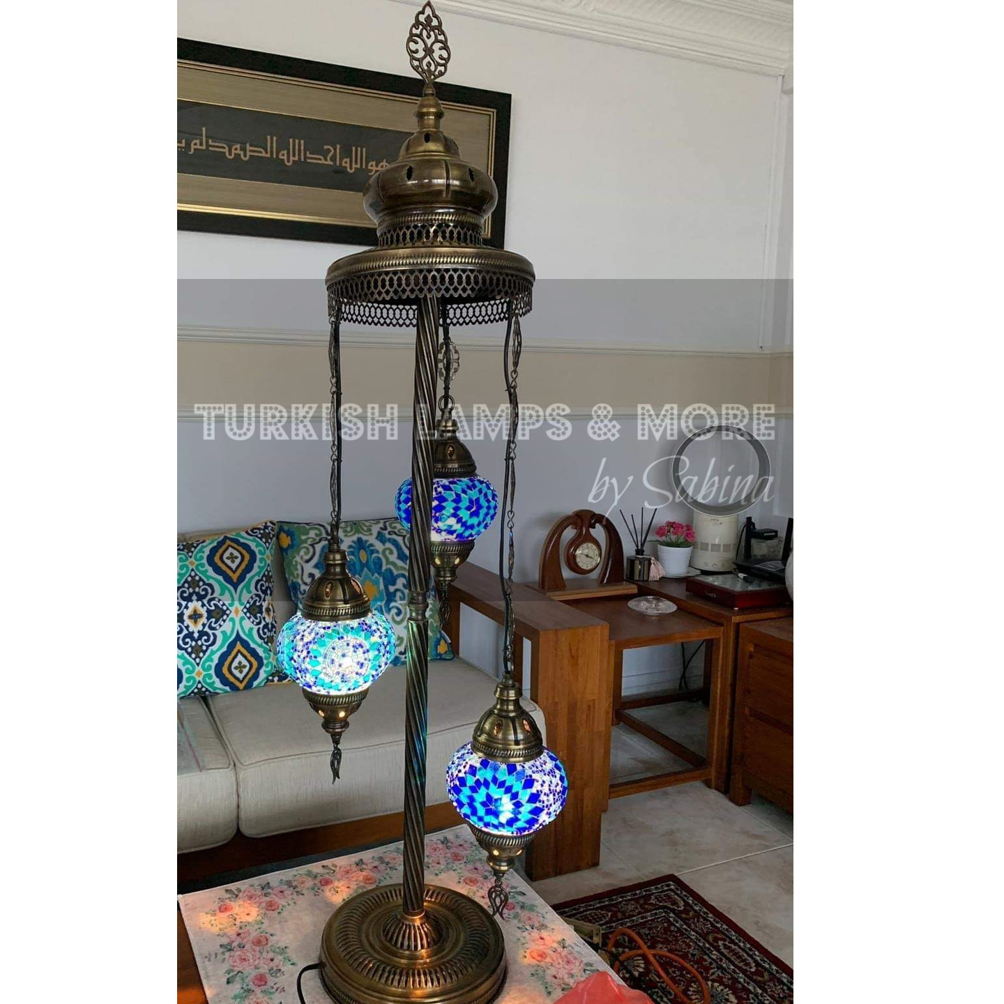 3 globe floor lamp