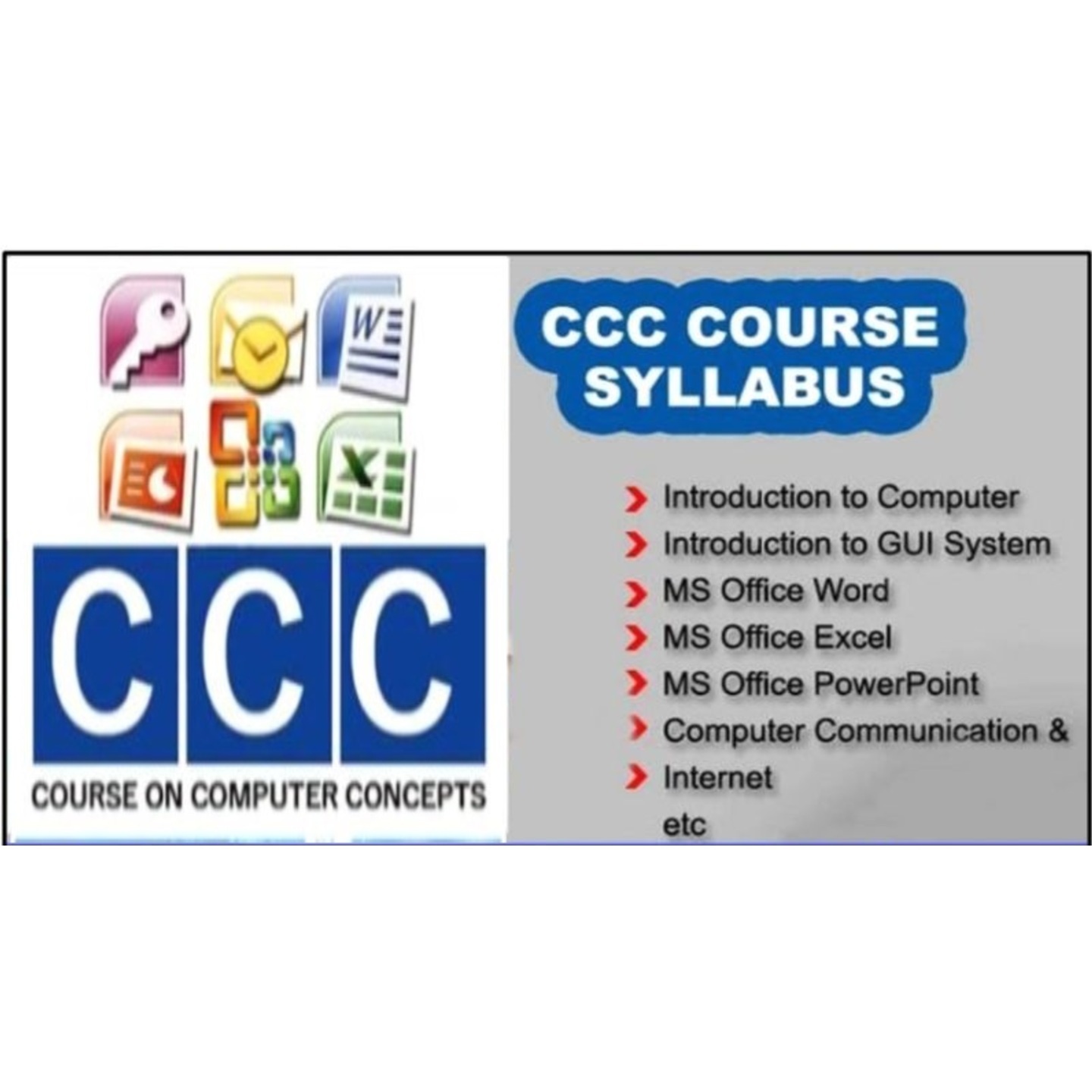 Certificate Course on Computer Concepts
